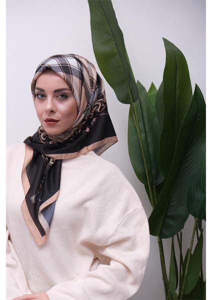 Renkli Karma Desen Dijital Soft Eşarp