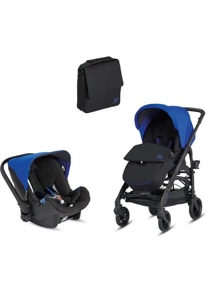 Trilogy Tek El ile Katlanıp Açılan Çift Yön Bebek Arabası ve Ana Kucağı ve Çanta Hediyeli