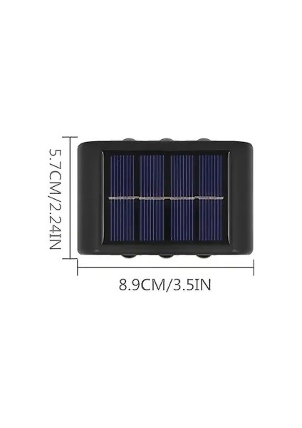2'li Solar Duvar Aydınlatması (6 Led, Gün Işığı) indirimleri