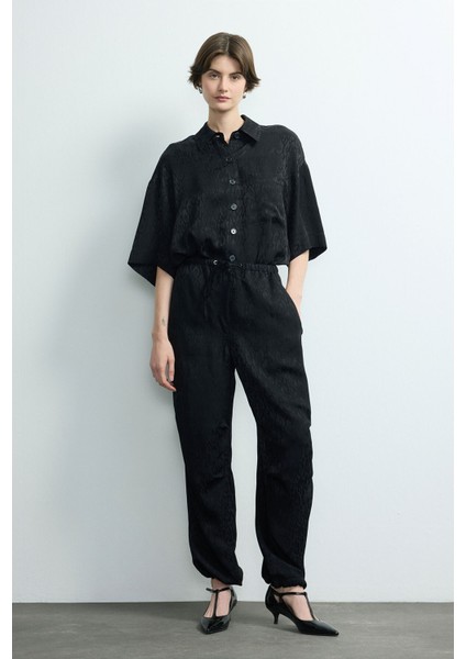 Beli Lastikli Jakar Pantolon Siyah 153M2239000