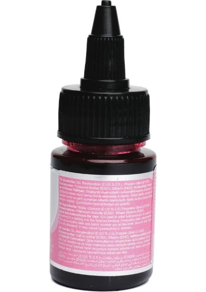 Su Bazlı Likit 25 gr Pembe Gıda Boyası – Pasta, Krem Şanti ve Şeker Hamuru Için Canlı Renk Boyası fiyatları