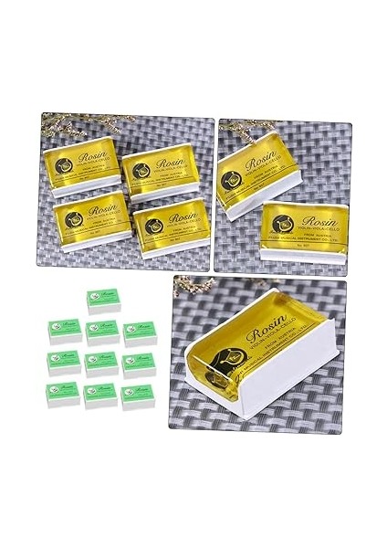 10 Adet Reçine Bloğu Keman Taşınabilir Uygun Ödül Engellemek Yay Erhu Viyola Için modelleri