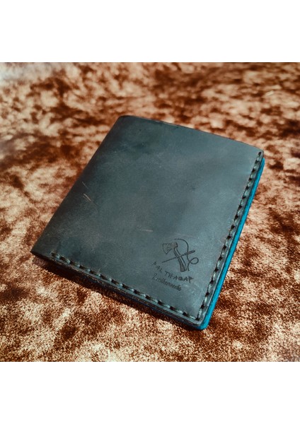 Qilin El Yapımı Hakiki Deri Klasik Cüzdan