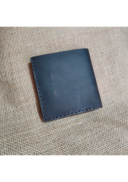 Qilin El Yapımı Hakiki Deri Klasik Cüzdan