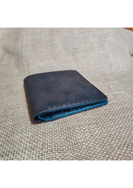 Qilin El Yapımı Hakiki Deri Klasik Cüzdan