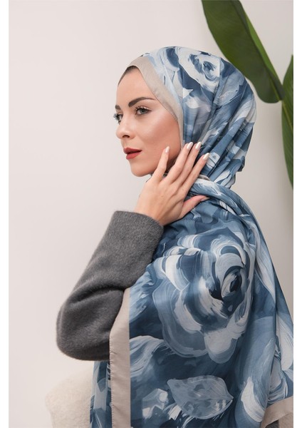 Floral Akrilik Desenli Dijital Soft Şal indirimleri