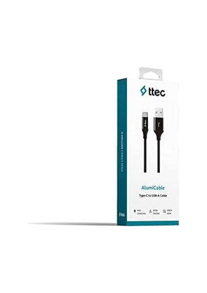 Alumicable Type-C 120CM Şarj Kablosu - Siyah (2DK18S) modelleri