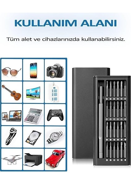 Mini Tornavida Seti Özel Kutulu 25 Parça Profesyonel Masa Telefon Gözlük Saat Tamir Seti Yıdız Torx fırsatları