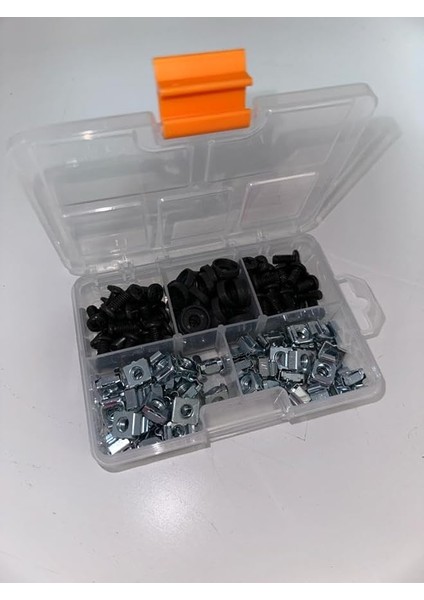 Pano, Rack Kabinet M6 Kafes Somun ve Vida Seti - (50 Adet)