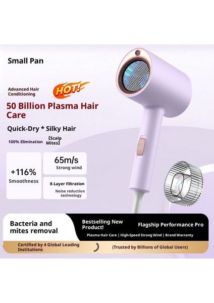 YST011 Saç Kurutma Makinesi Plazma Sterilizasyonu Baş Akarlarına Ek Olarak Yüksek Hızlı Saç Bakımı Ev Tipi Büyük Rüzgarlı Elektrikli Saç Kurutma Makinesi (Yurt Dışından)
