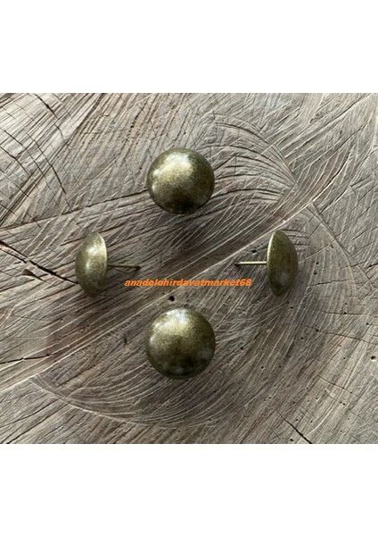 3cm Antik Kabara Antik Sarı Renk Kabara Raptiye Koltuk Çivisi 100ADET