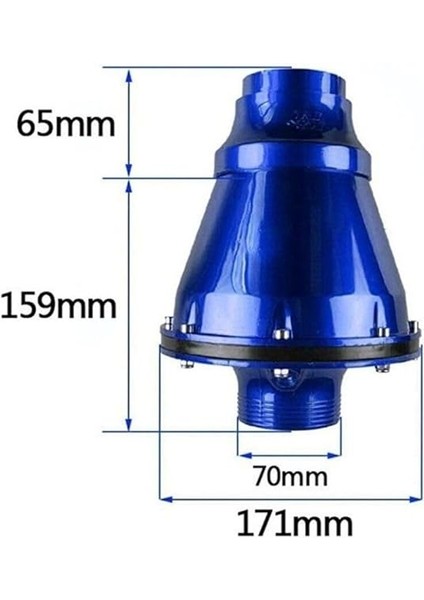 Kn Apollo Üniversal Hava Filtre Kiti Mavi Space(Ile Uyumlu modelleri