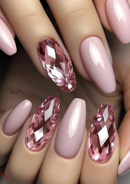 100'LÜ Balerin Form Şeffaf Elmas Kesim Takma Tırnak Seti | Salon Kalitesinde 3D Tırnakla fırsatları