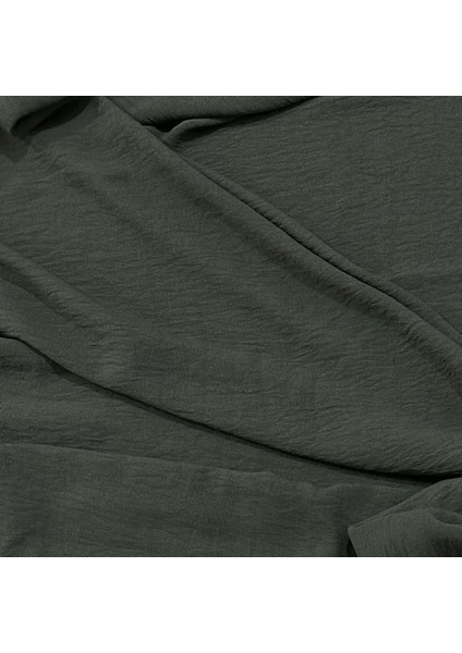 Ithal Ayrobin Kumaş Hâki Yeşil Elbiselik – Tuniklik – Pantolonluk modelleri