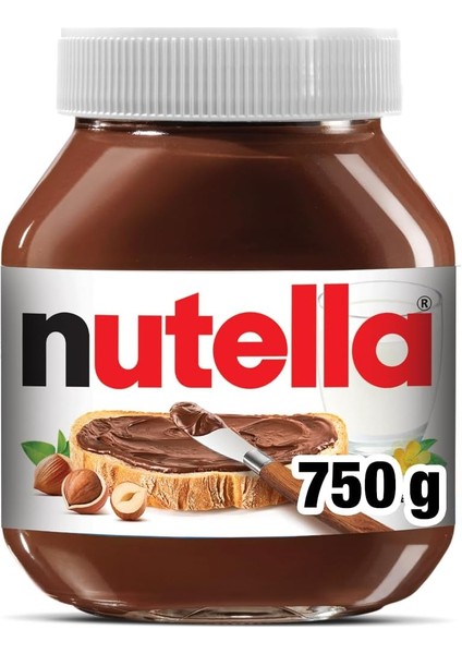 Nutella - Kakaolu Fındık Kreması, 750 G