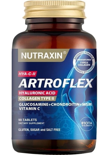 Artroflex Hya-C-Iı Hyaluronik Asit Glukozamin Kondrotin Içeren Takviye Edici Gıda (1 x 90 Tablet) fiyatları