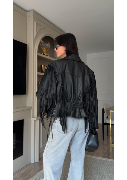 Püsküllü Premium Siyah Ceket fiyatları