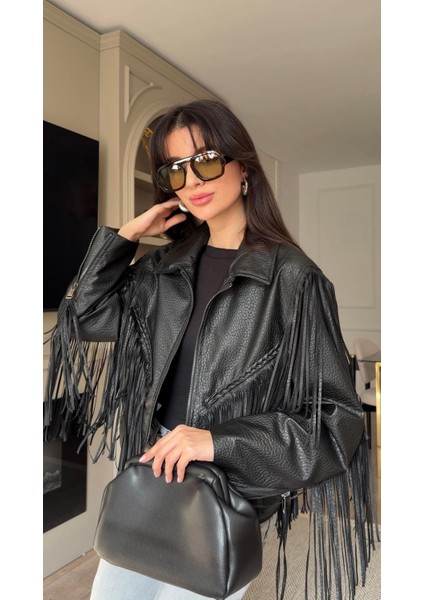 Püsküllü Premium Siyah Ceket indirimleri