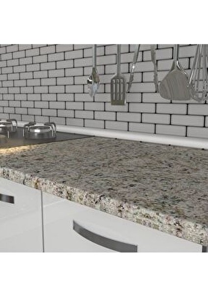 Mini 120 MDF Hazır Mutfak Dolabı Laminat Tezgah ile Doğal Renk Seçenekleri fırsatları