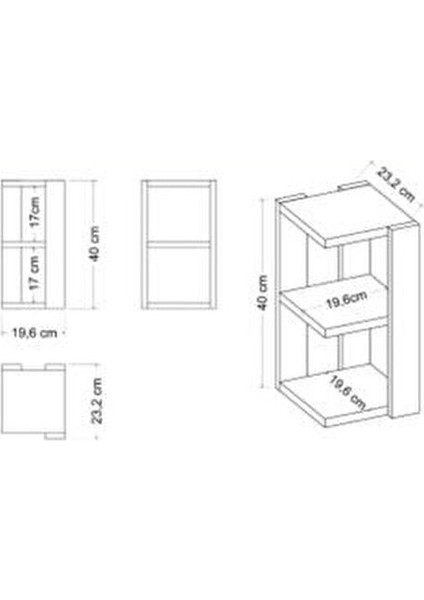 Roho Mutfak Rafı Modern Tasarım Suntalam Malzeme ile Şık Depolama Çözümü