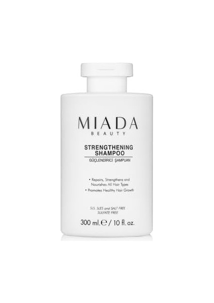 Miada Beauty Strengthening Shampoo - Güçlendirici Şampuan 300 ml