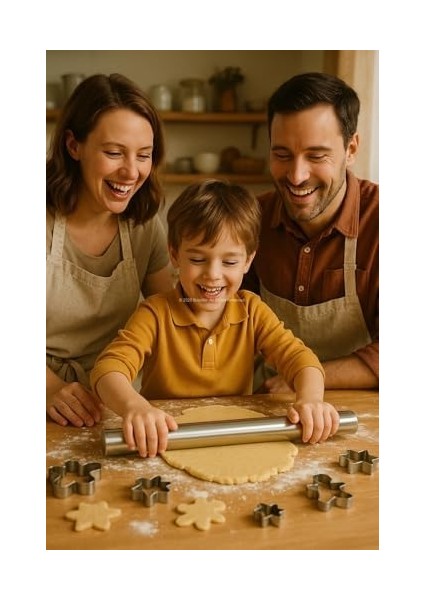 40 cm 304 Paslanmaz Çelik Oklava Ergonomik Merdane Yapışmaz Yüzeyli Hamur Açma Aparatı Pizza Kurabiye Gözleme Makarna Için Profesyonel Mutfak Aracı modelleri