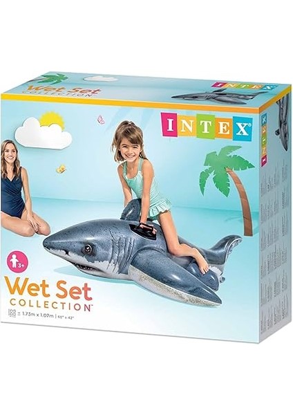 57525 173X107 cm Köpek Balığı Binici fiyatları