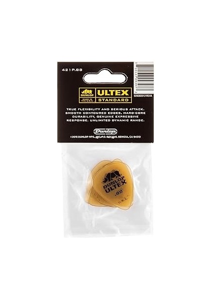 Ultex 421P088 Standart, 0,88 mm Gitar Penaları, 6'lı Paket fiyatları