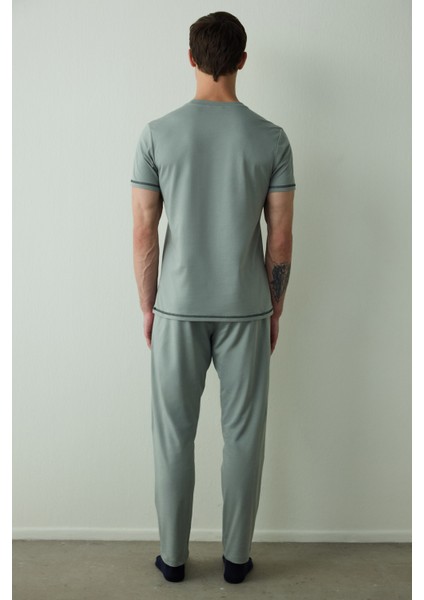 Erkek Street Uzun Kollu Pamuklu Pijama Takımı