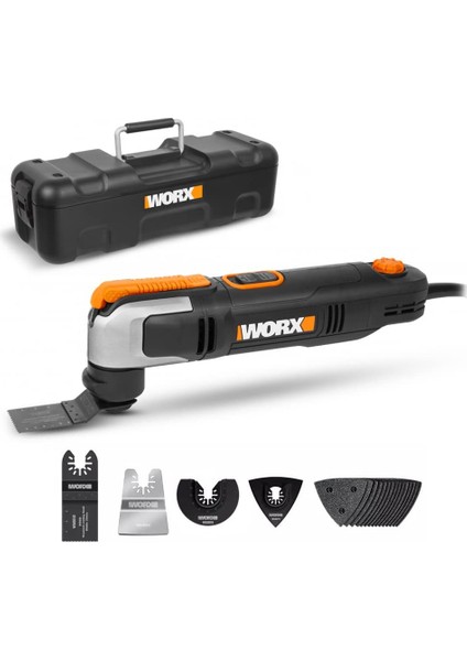 WX686 250WATT Profesyonel Çok Amaçlı Devir Ayarlı Kesme Raspalama ve Zımpara + 19 Adet Aksesuar