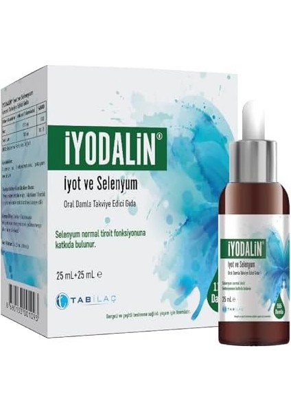 Iyodalin Iyot ve Selenyum 25 25 ml fiyatları