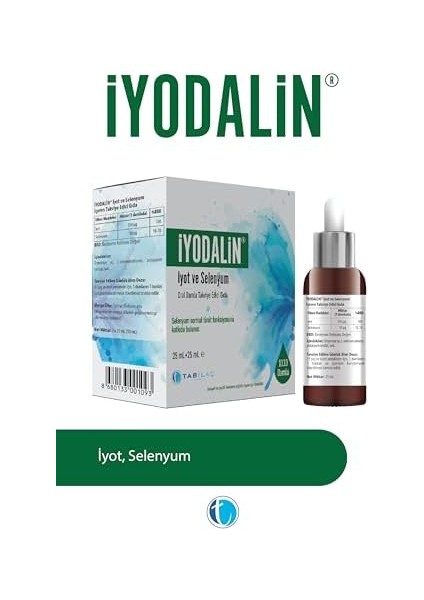 Iyodalin Iyot ve Selenyum 25 25 ml modelleri