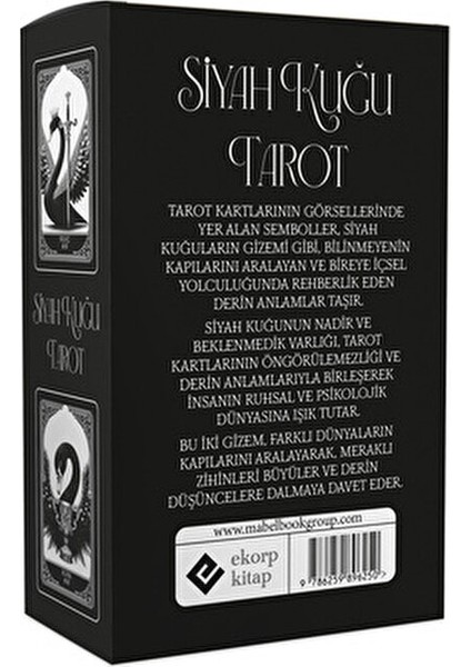 Siyah Kuğu Tarot Kitabı Arthur Edward Waite 96 Sayfa Türkçe Yayın 2024