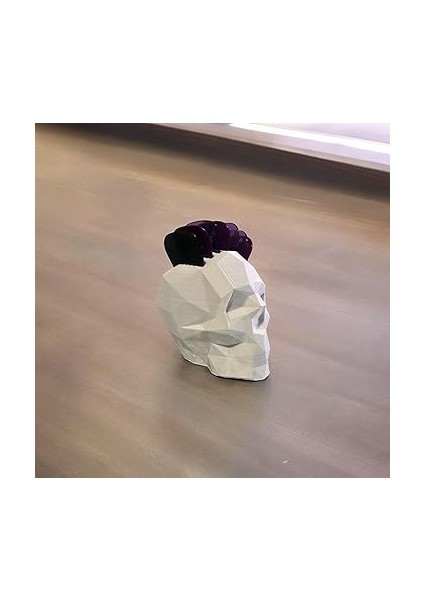 Geometrik Kafatası - Kurukafa Pena Tutucu (Geometrik Kafatası - Kurukafa Pena Tutucu (Yatay), Beyaz) fiyatları