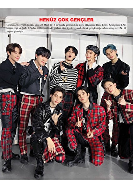 Stray Kids Dergisi Özel Albüm 007 Bertan Kodamanoğlu 16 Sayfa Ciltsiz 2024 Yayınlı indirimleri