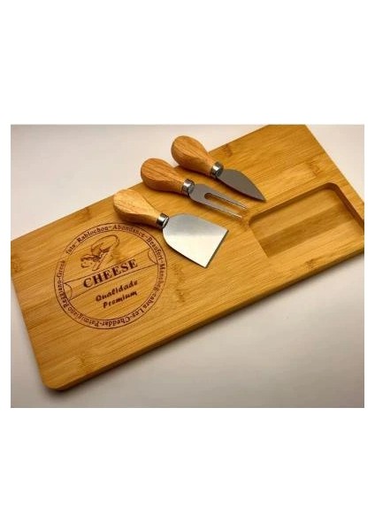 Bambu Peynir Kesme Sunum Tahtası modelleri