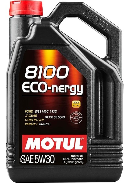 8100 Eco-Nergy 5W30 5 Litre Motor Yagi