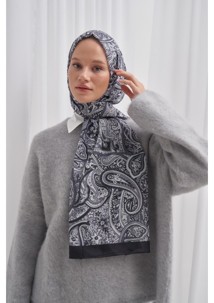 Nilla Pamuklu Şal Ephesus Gri modelleri