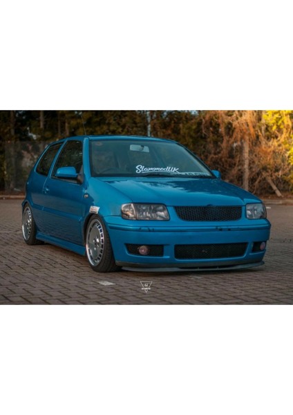 Vw Volkswagen Polo 6n2 Mk3 Uyumlu Universal 3 Parça Cupra Kupra Ön Ek Tampon Dili Lip Esnek Karlık modelleri