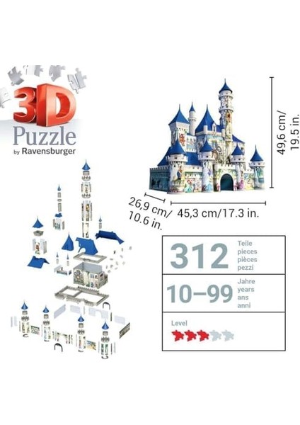 - 3D Puzzle Wd Şato (125876) fiyatları