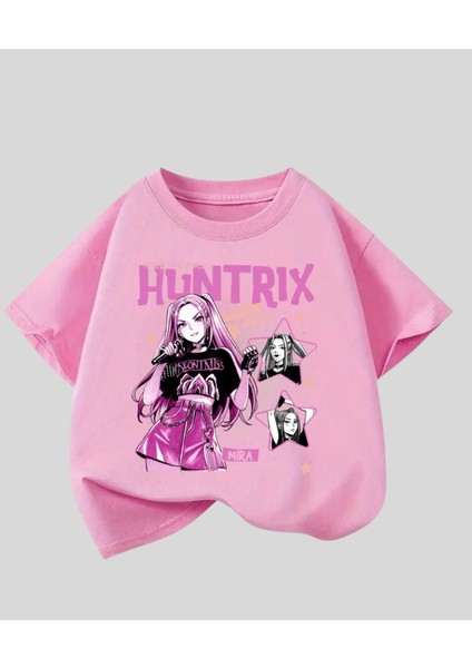 Kpop Demon Hunterix Kids Design Unisex Oversize T-Shirt