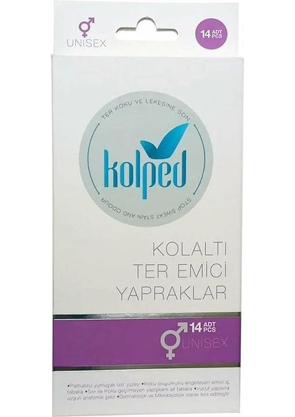 Koltuk Altı Ter Emici Ped 14 Adet