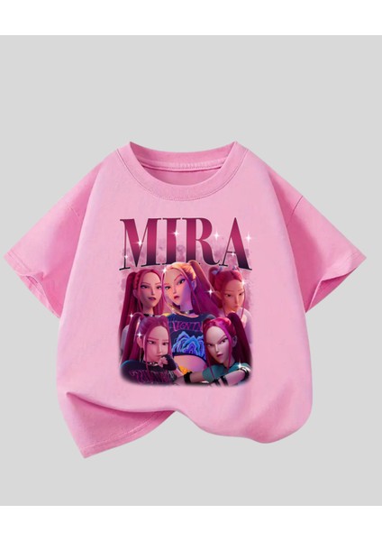 Kpop Demon Hunterix Kids Design Unisex Oversize T-Shirt