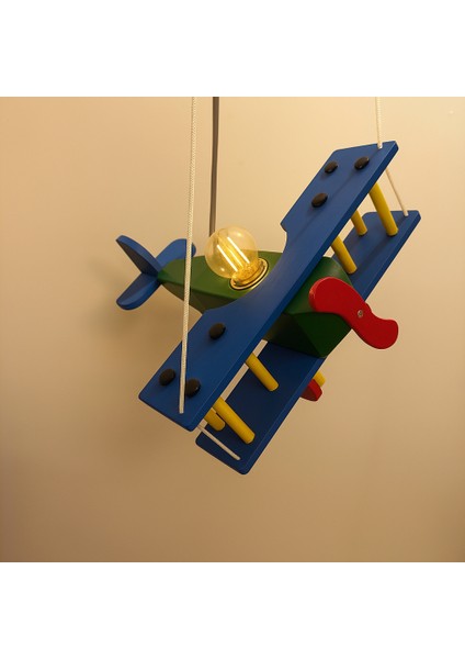 Çocuk Odası Ahşap Uçak Avize modelleri