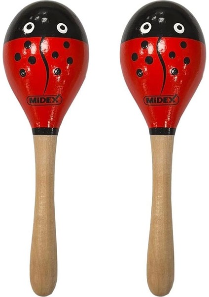 ORF-MRC-11X Örf Aletleri Ağaç Marakas Kaliteli Maracas 2 Adet (Çift)