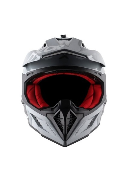 X-Cross Nardo Gri Vizörsüz Full Face Kapalı Cross Kask fiyatları
