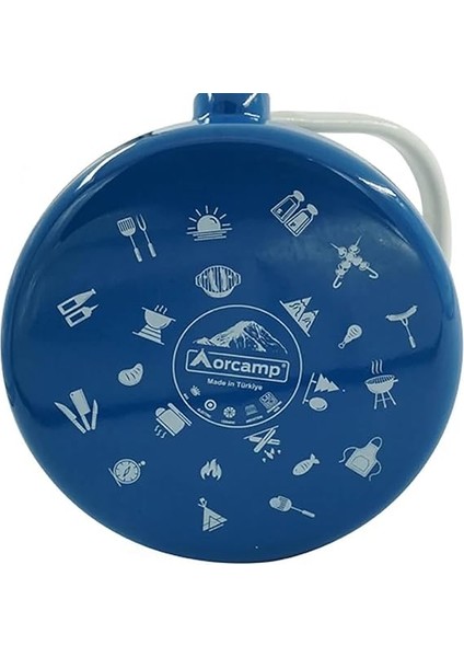 Retro Emaye Kamp Çaydanlığı, Dayanıklı Kamp Ekipmanları, Kamp Aksesuarları, Açık Hava Sporları, Doğa Sporları, Yürüyüş, Sırt Çantasıyla Seyahat, Kamp Mutfağı, Kamp Malzemeleri modelleri