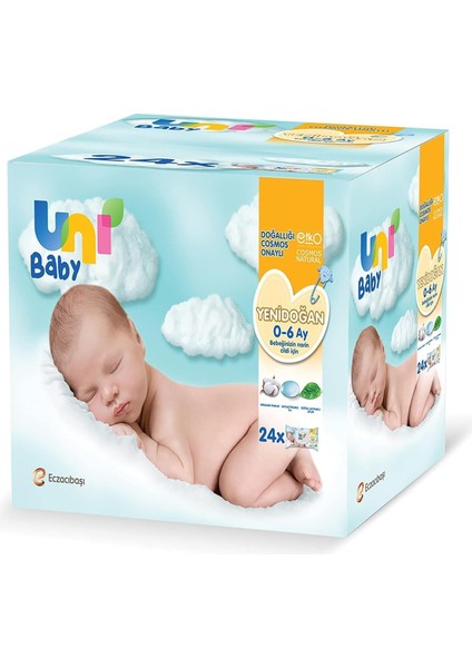 Uni Baby Yenidoğan Islak Pamuk Mendil 24&apos;lü Fırsat Paketi / 960 Yaprak modelleri