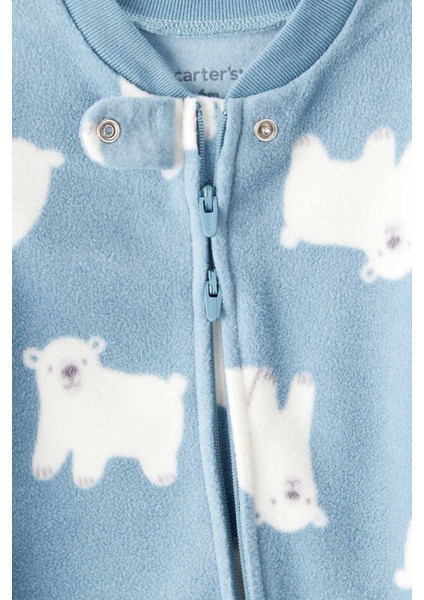 Erkek Bebek Mavi Polar Tulum fiyatları