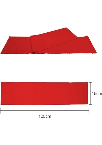 Piyano Klavyesi Kapak Bezi, Piyano Klavyesi Için Toz Koruması, Piyano Temizliği Için, Elektronik Organ, 125 x 15 Cm, Kırmızı modelleri